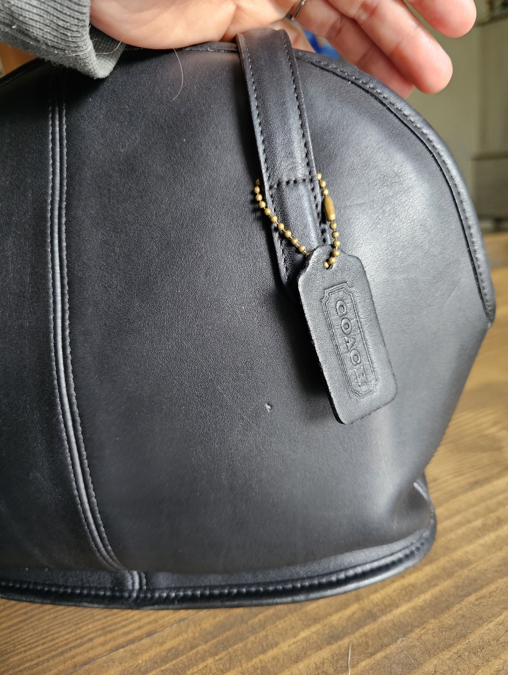 Vintage Coach Asheville Bag Shpulder Bag Im Black - Picture 13 of 14